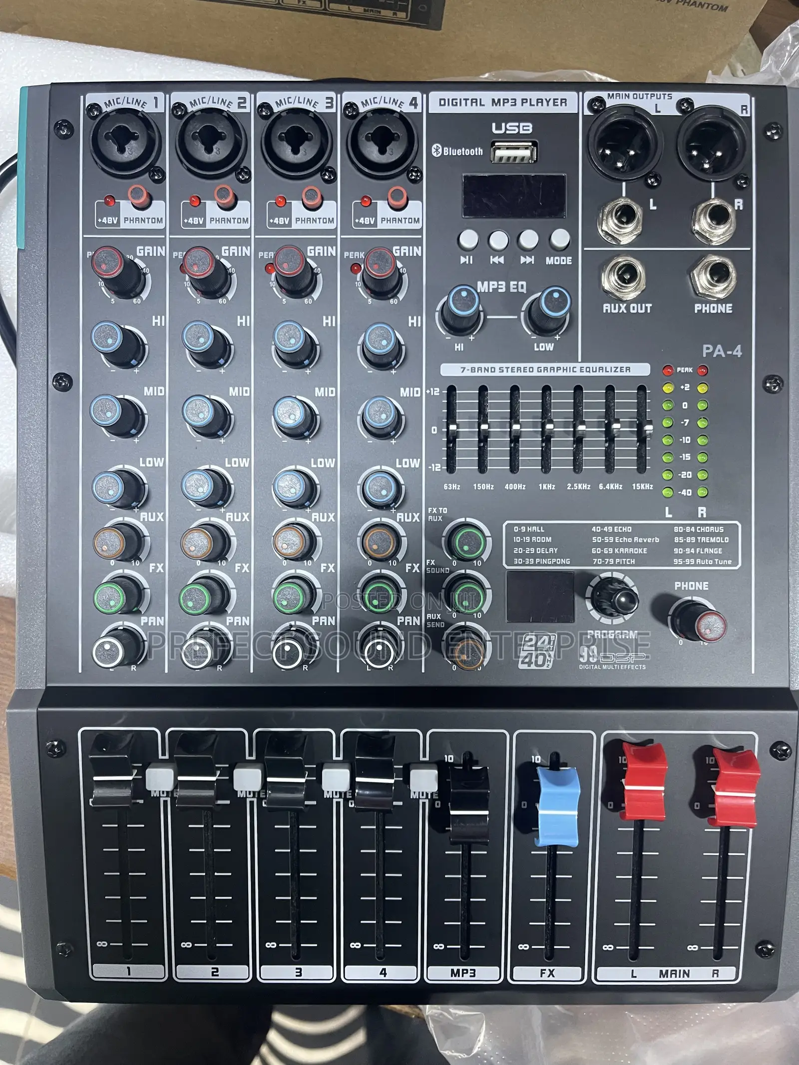 Pa-4 Professional Analog Mixing Console