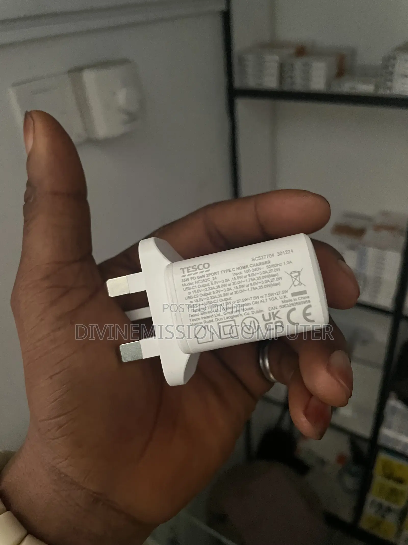 Tesco Phone Charger 35w Pd 2ports Type C Home Charger,5v,9v,15v,20v.