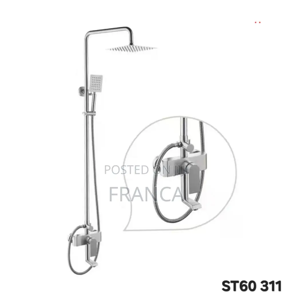 Rainfall Shower Set St60 311 Wall Mounted Shower With Handheld Spray