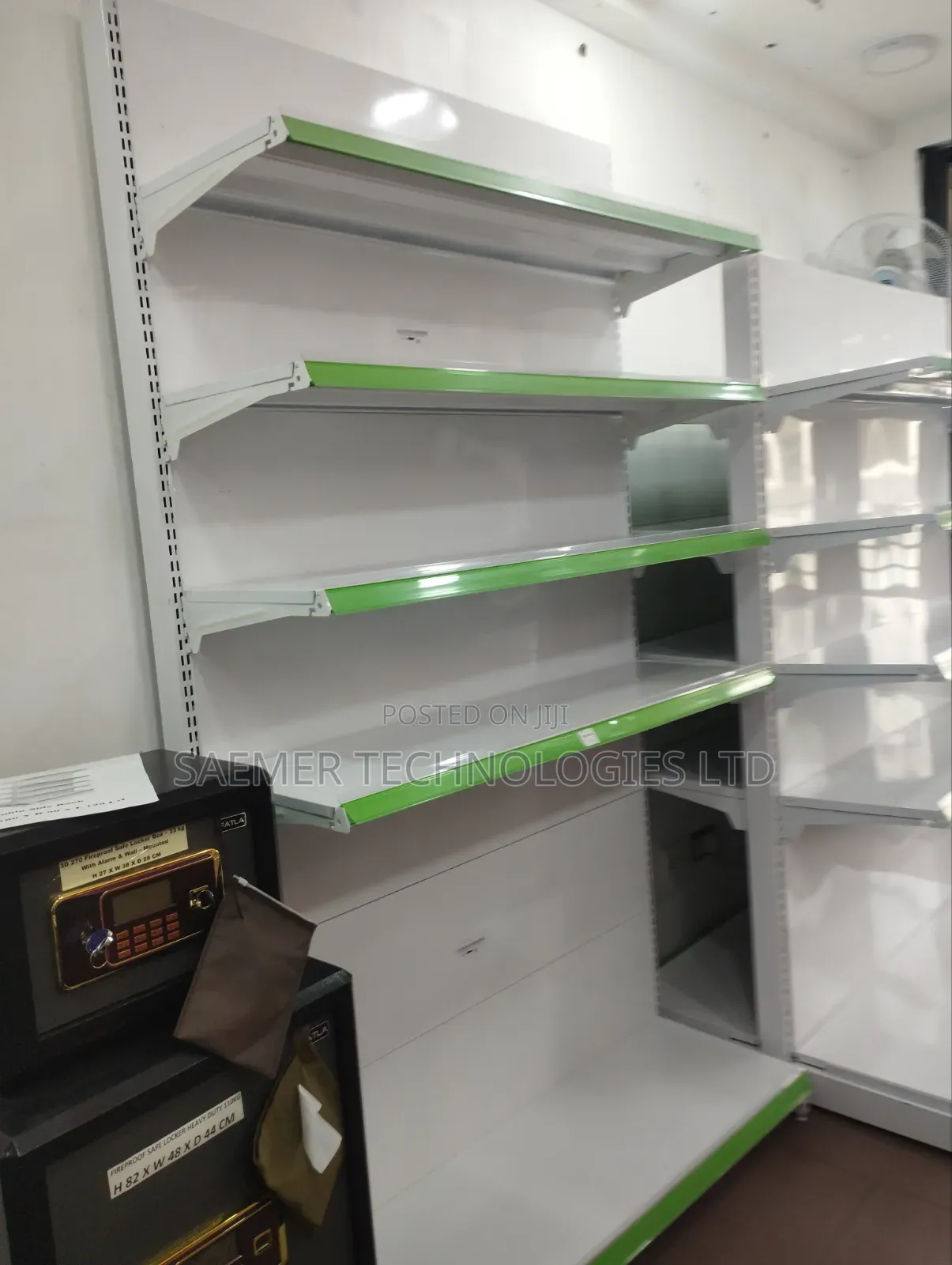 Supermarket Pharmacy Single Wall Side Shelve 7feet Hight