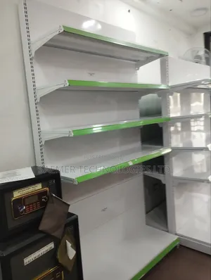 Supermarket Pharmacy Single Wall Side Shelve 7feet Hight