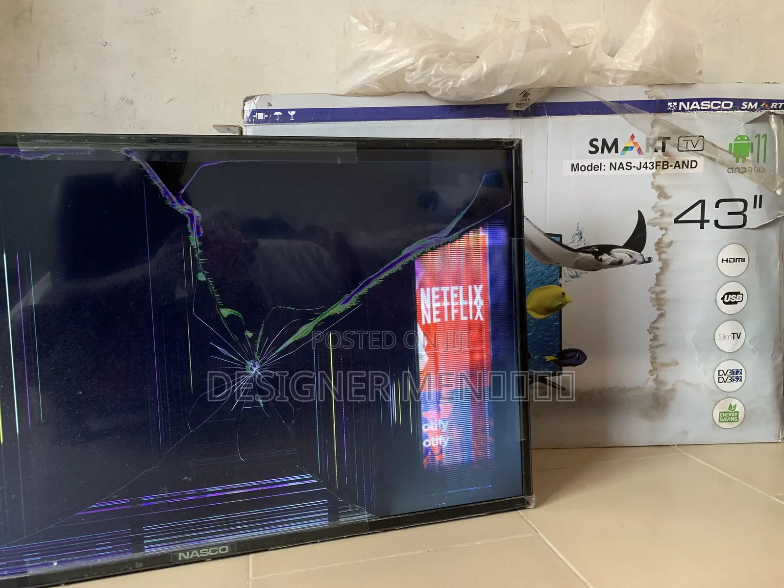 Nasco 43inches Smart Tv