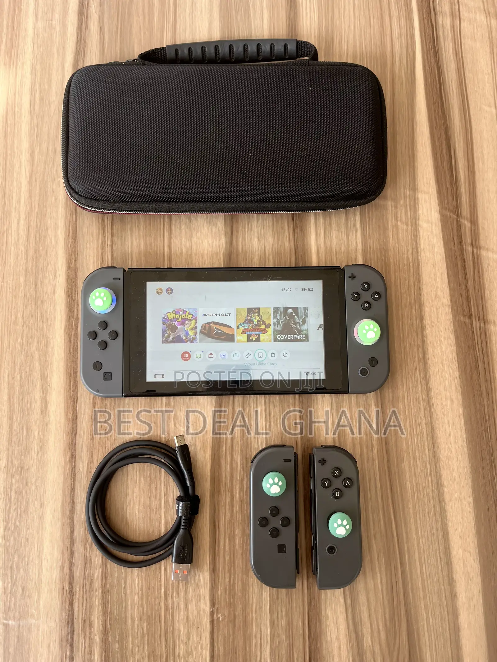 Nintendo Switch With Games and Extra Joycon