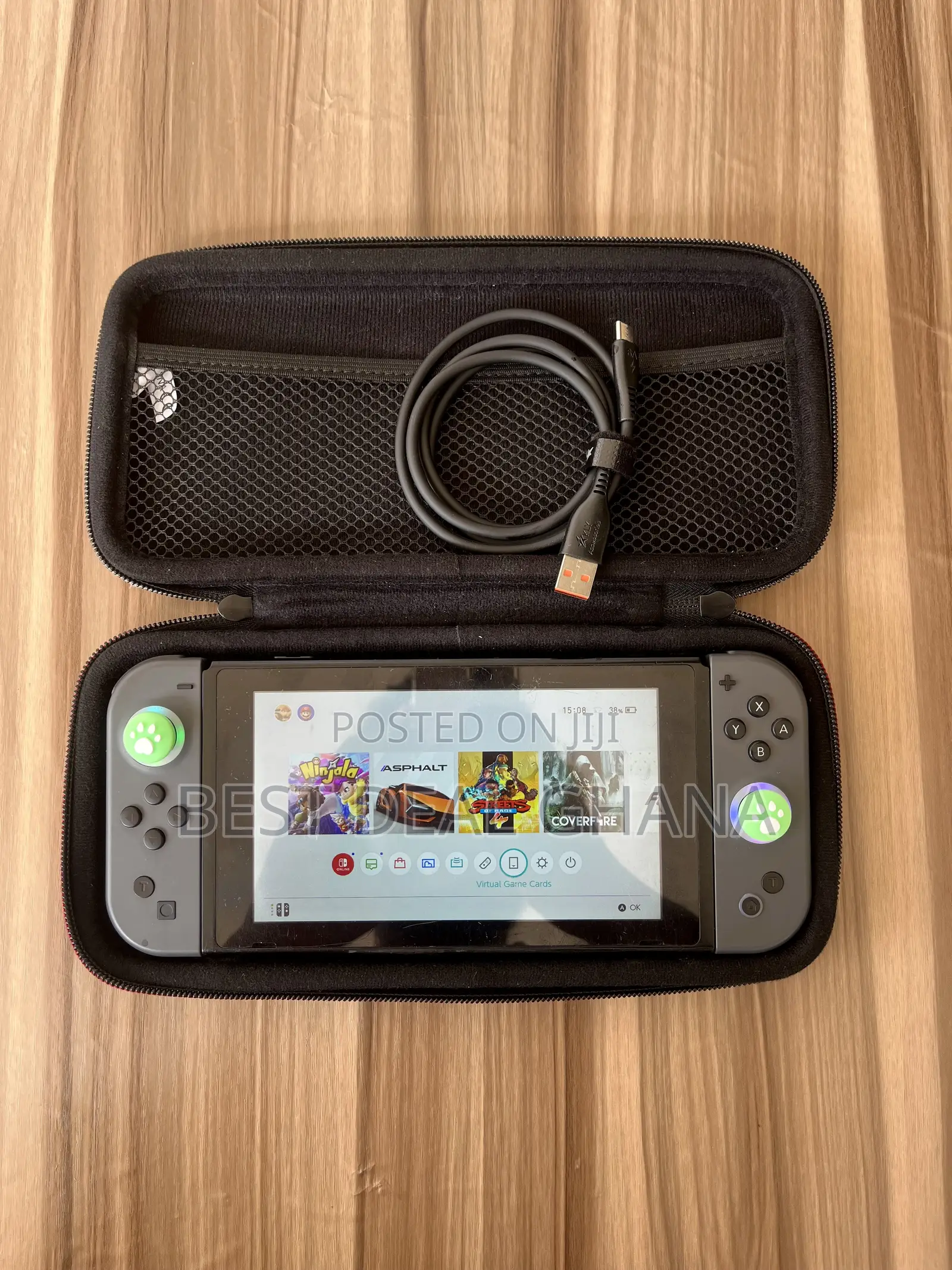 Nintendo Switch With Games and Extra Joycon
