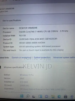 Laptop Dell Latitude E7240 16GB Intel Core i7 SSD 256GB