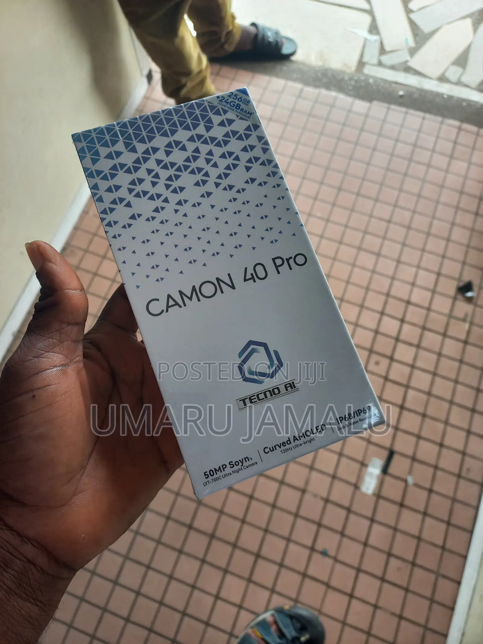 New Tecno Camon 40 Pro 5G 256 GB Black