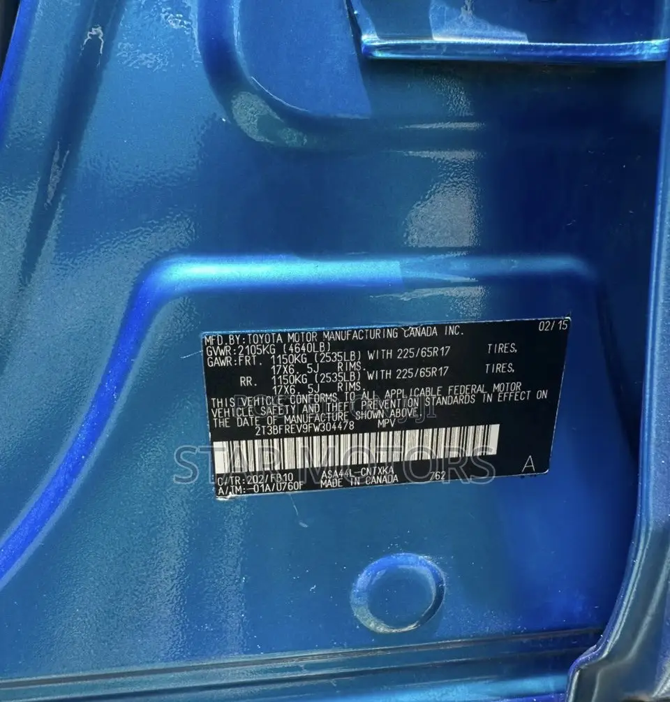 Toyota RAV4 2014 Blue