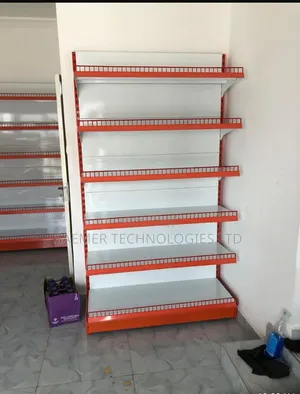 Single Wall Side Supermarket Shelve Rack in 220x90x48cm