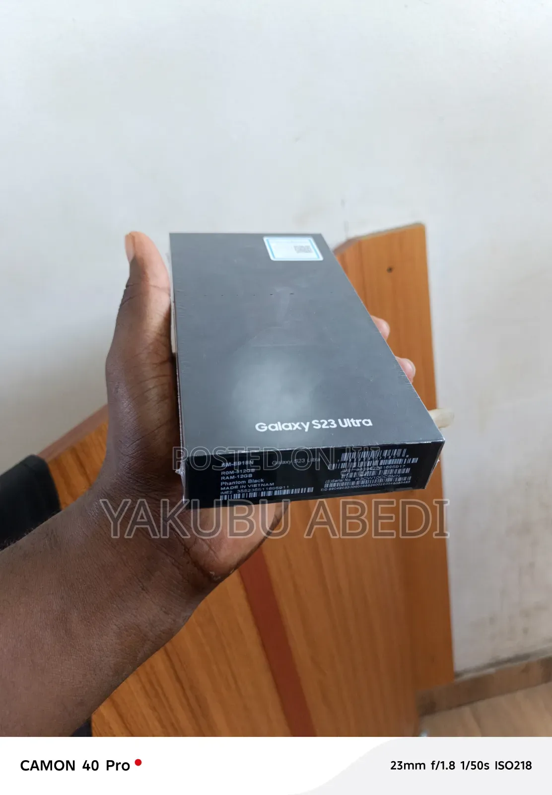 New Samsung Galaxy S23 Ultra 512 GB Black