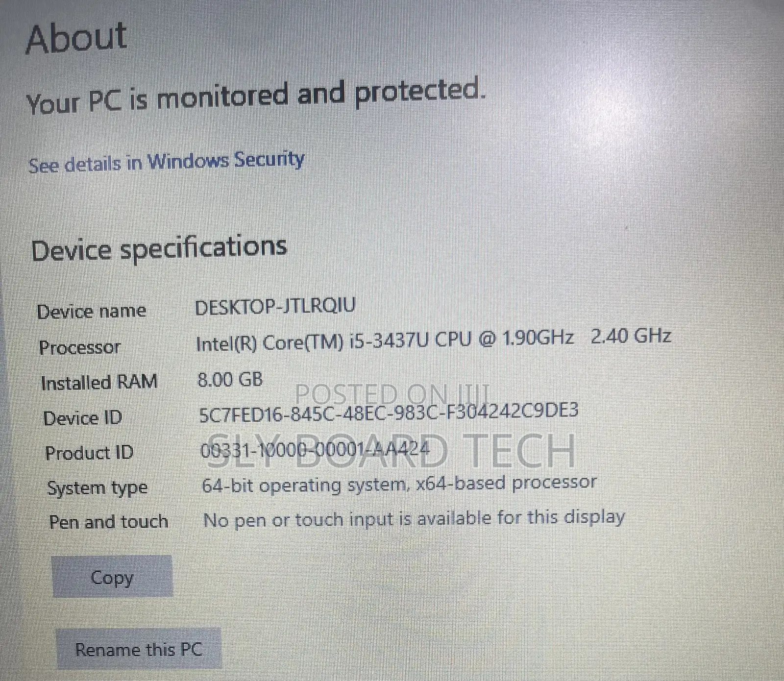 Laptop Dell Latitude 6430u 8GB Intel Core i5 SSD 128GB