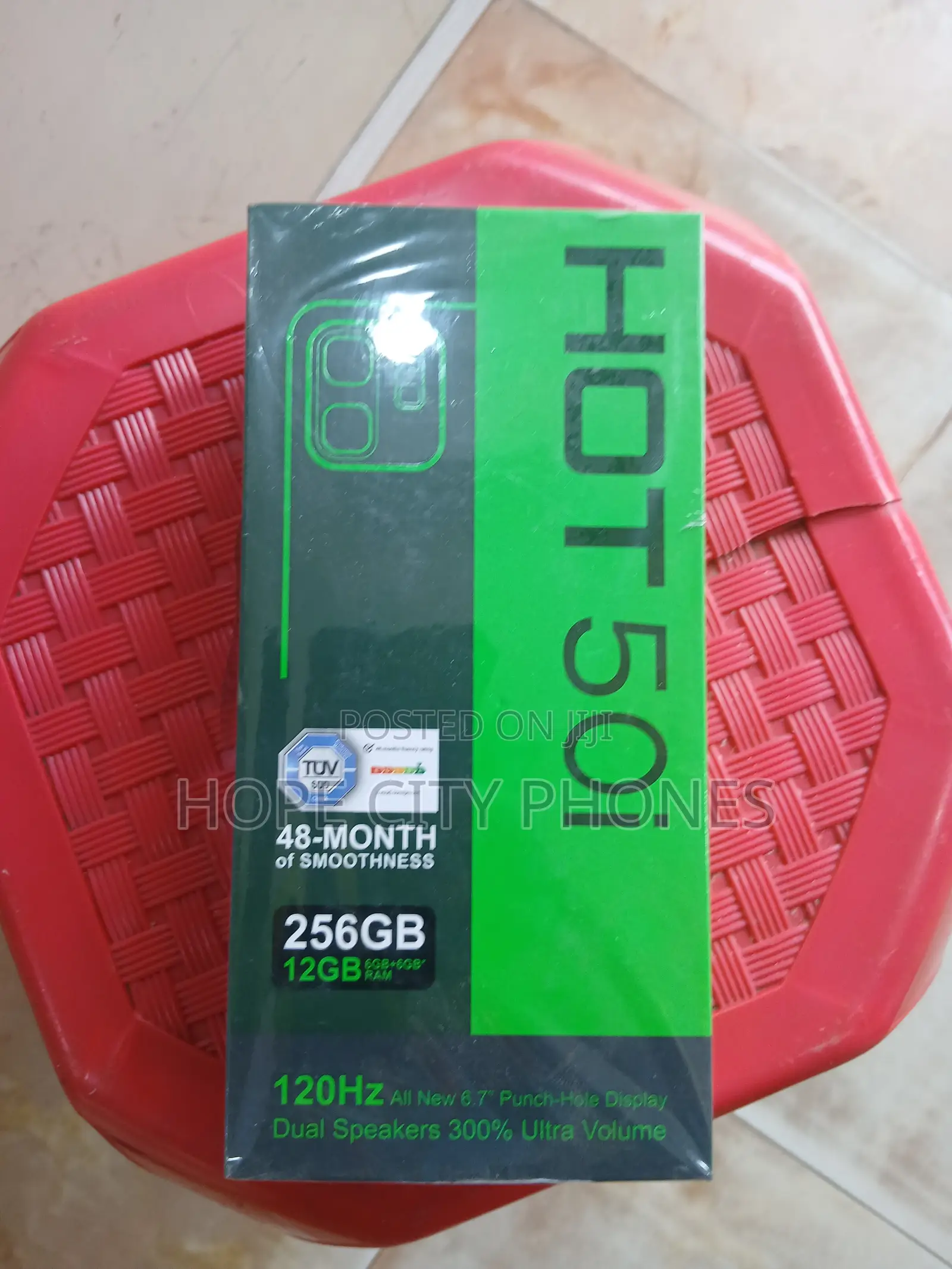 New Infinix Hot 50i 256 GB Black