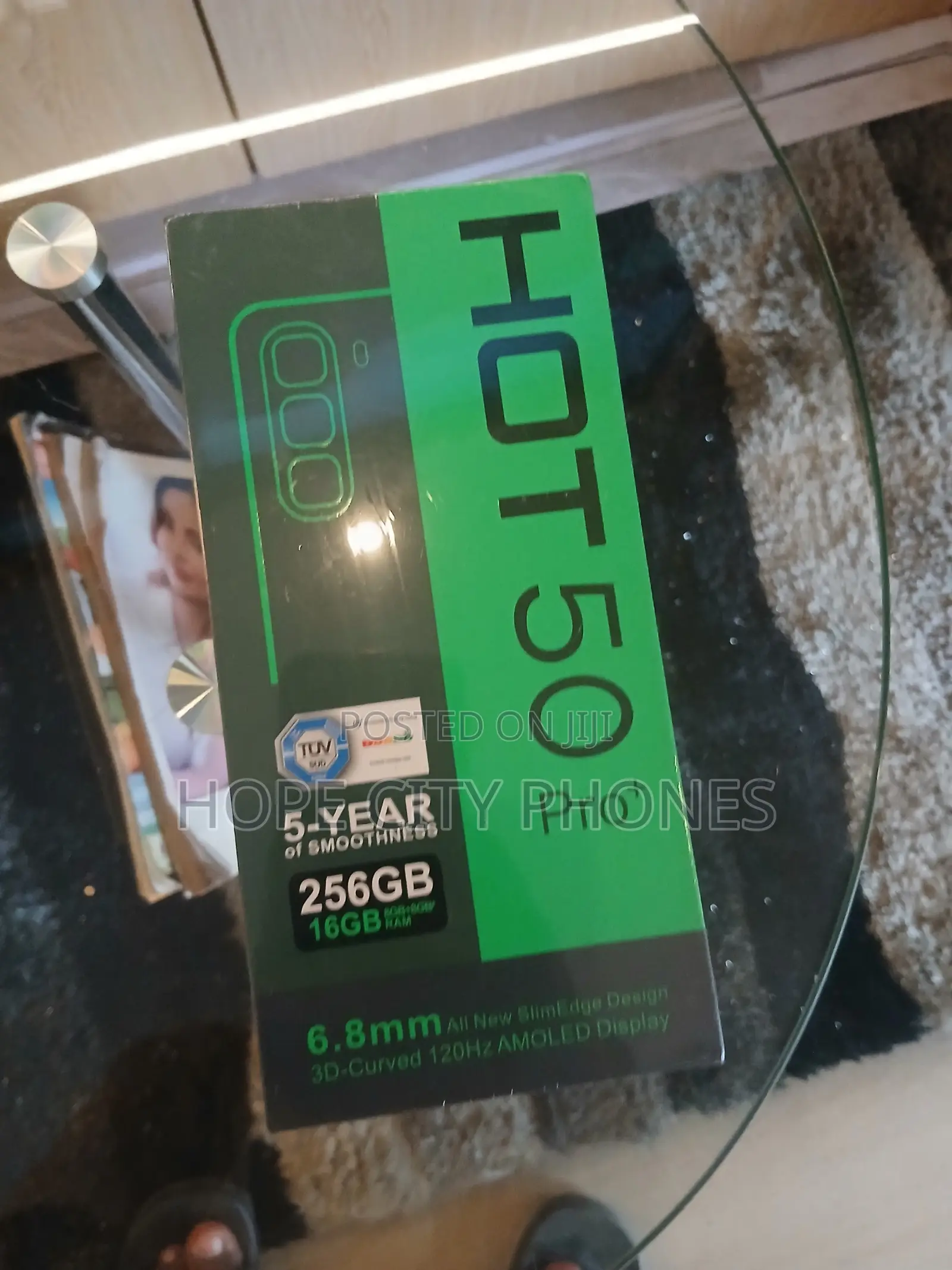 New Infinix Hot 50 Pro+ 4G 256 GB Black