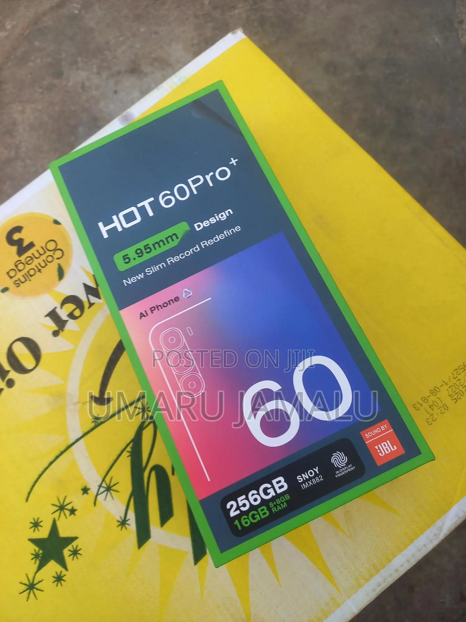 New Infinix Hot 60 Pro+ 256 GB Blue