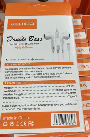Stereo Earphone, Type C
