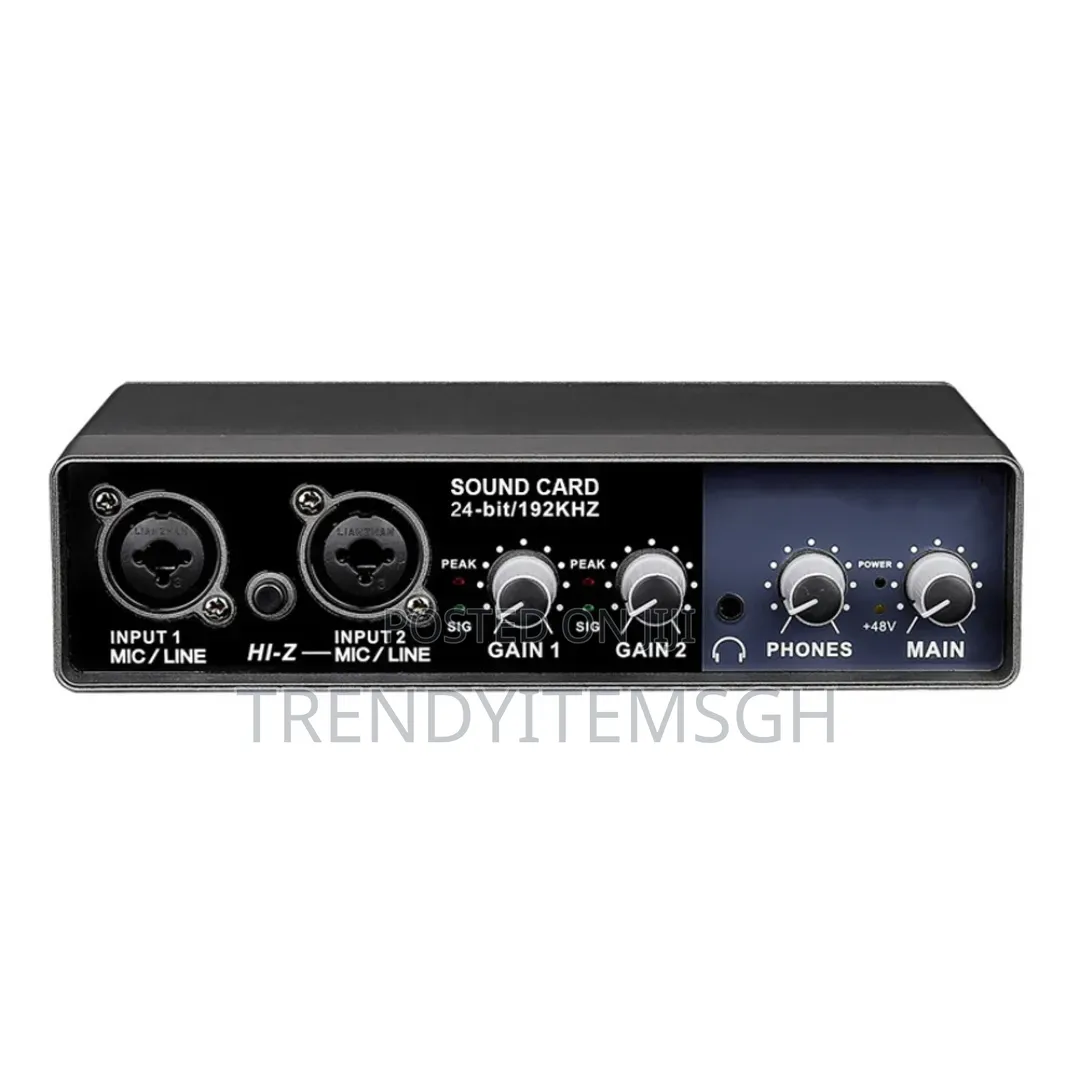 24bits 192 KHZ Professional High Fidelity Audio Interface