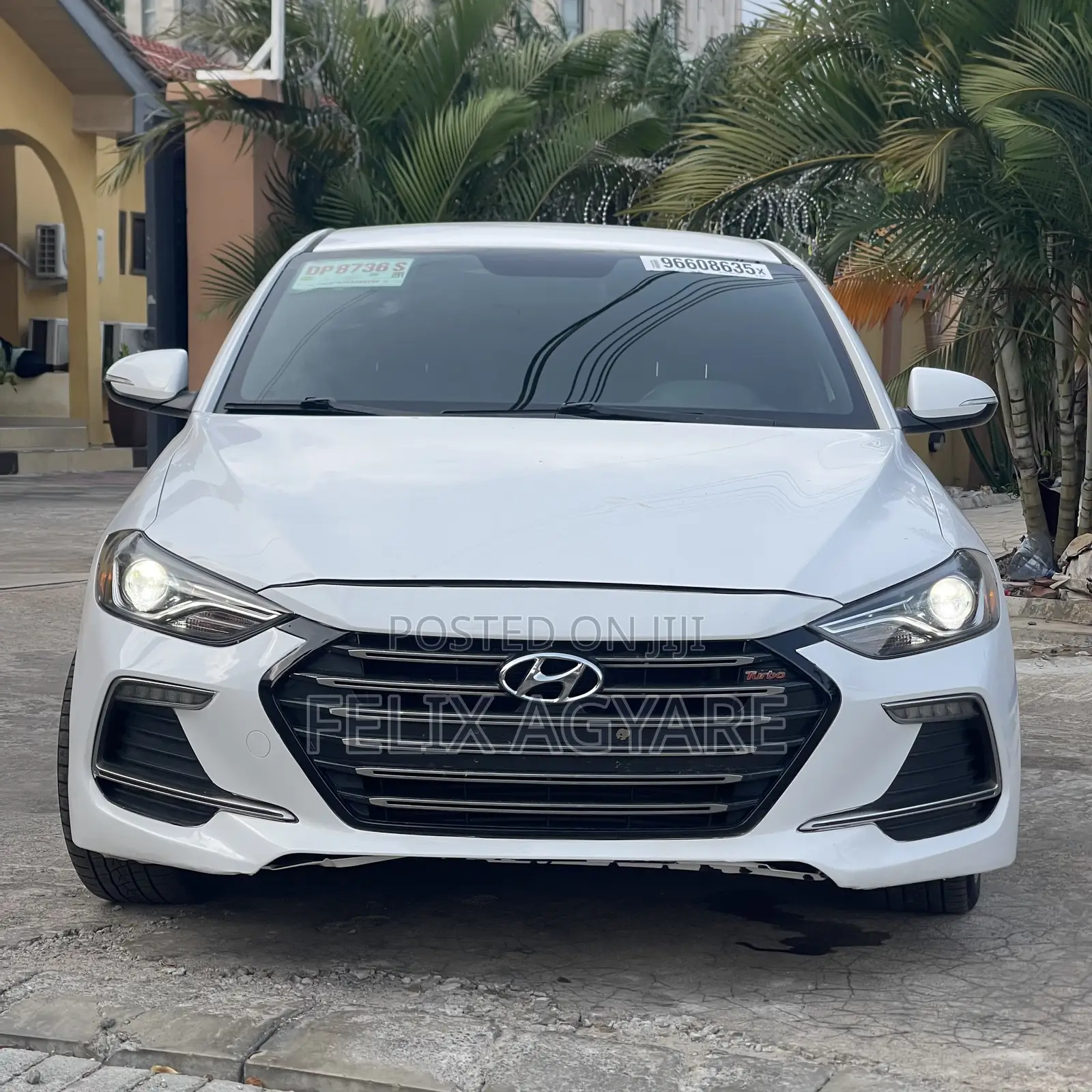 Hyundai Elantra Sport Sedan FWD (1.6L 4cyl 6M) 2017 White