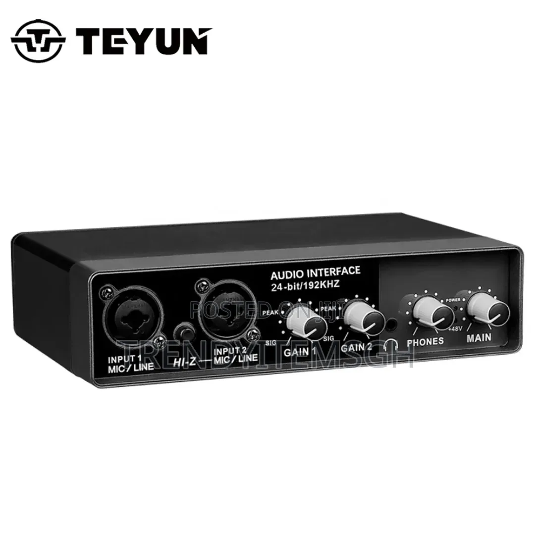 24bits 192 KHZ Professional High Fidelity Audio Interface
