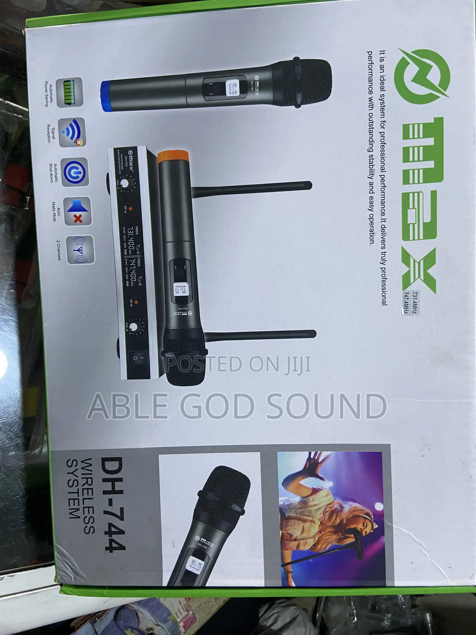 Max Dh-744 Wireless Microphone....