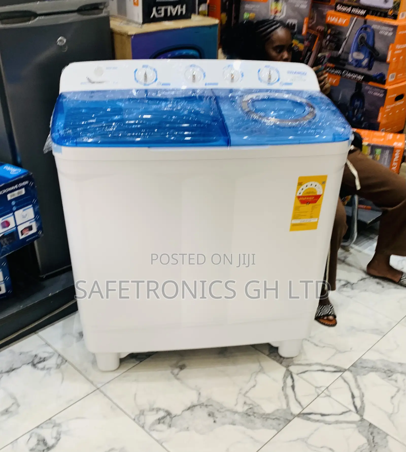 Choose Great Zara 11kg Twin Tub Semi-Automatic Washing Machine