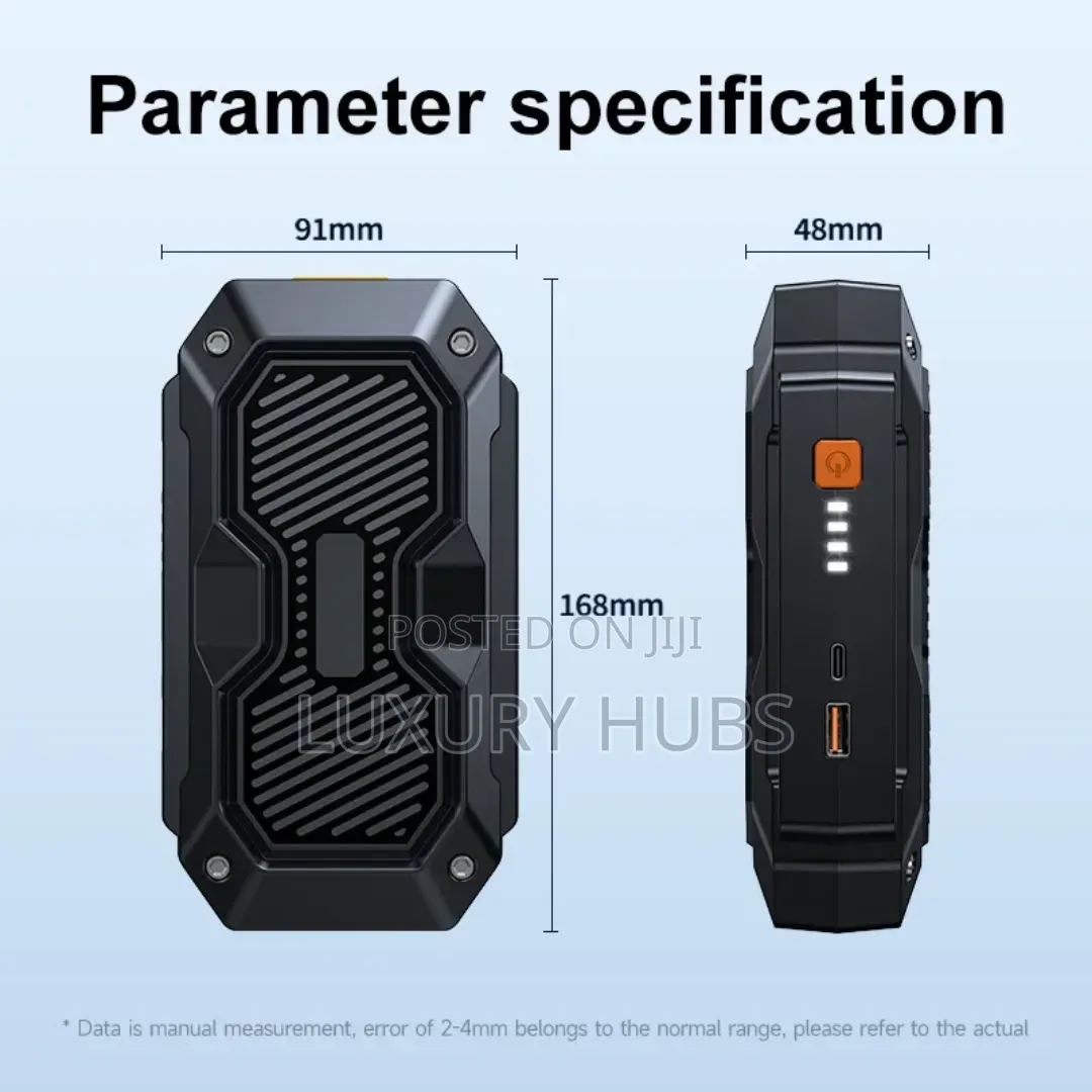 8000mah Power Bank Jump Starter Emergency Car Battery