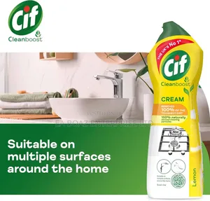 Cif Cream Lemon Cleaner , Original 500ml From Uk