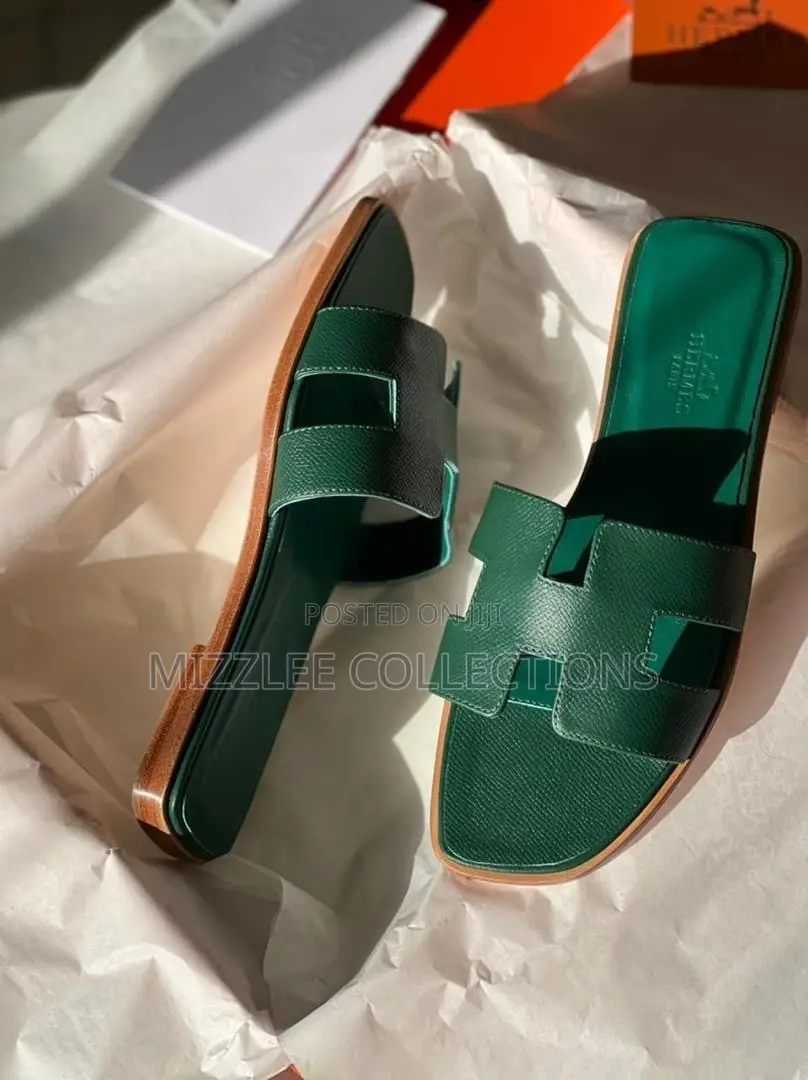 Beautiful Ladies Hermes Slippers