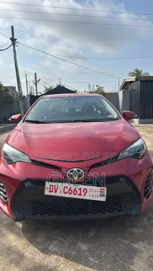 Toyota Corolla SE (1.8L 4cyl 2A) 2018 Red