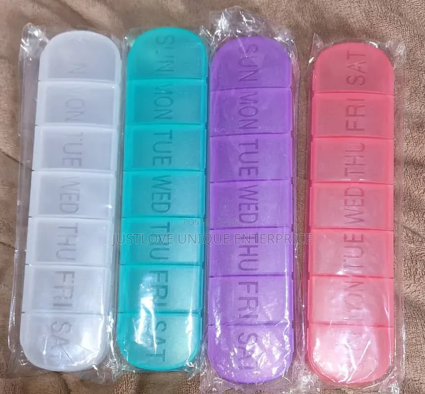 Weekly Pill Organizer For Medication Schedules