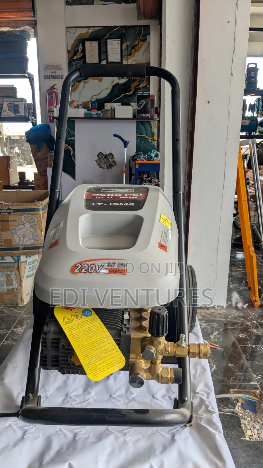 NRG Electric Hogh Pressure Washer 3.7kw 180 Bar 220v