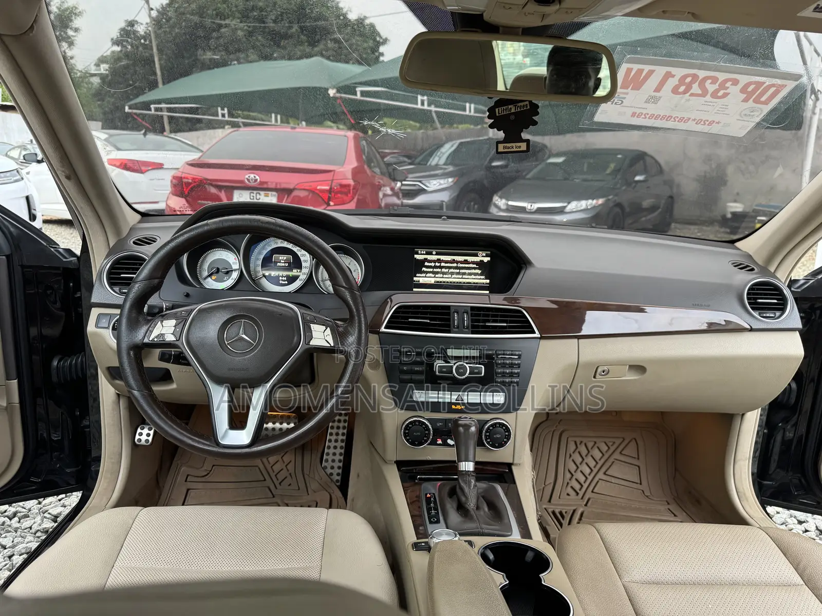 Mercedes-Benz C250 2012 Black