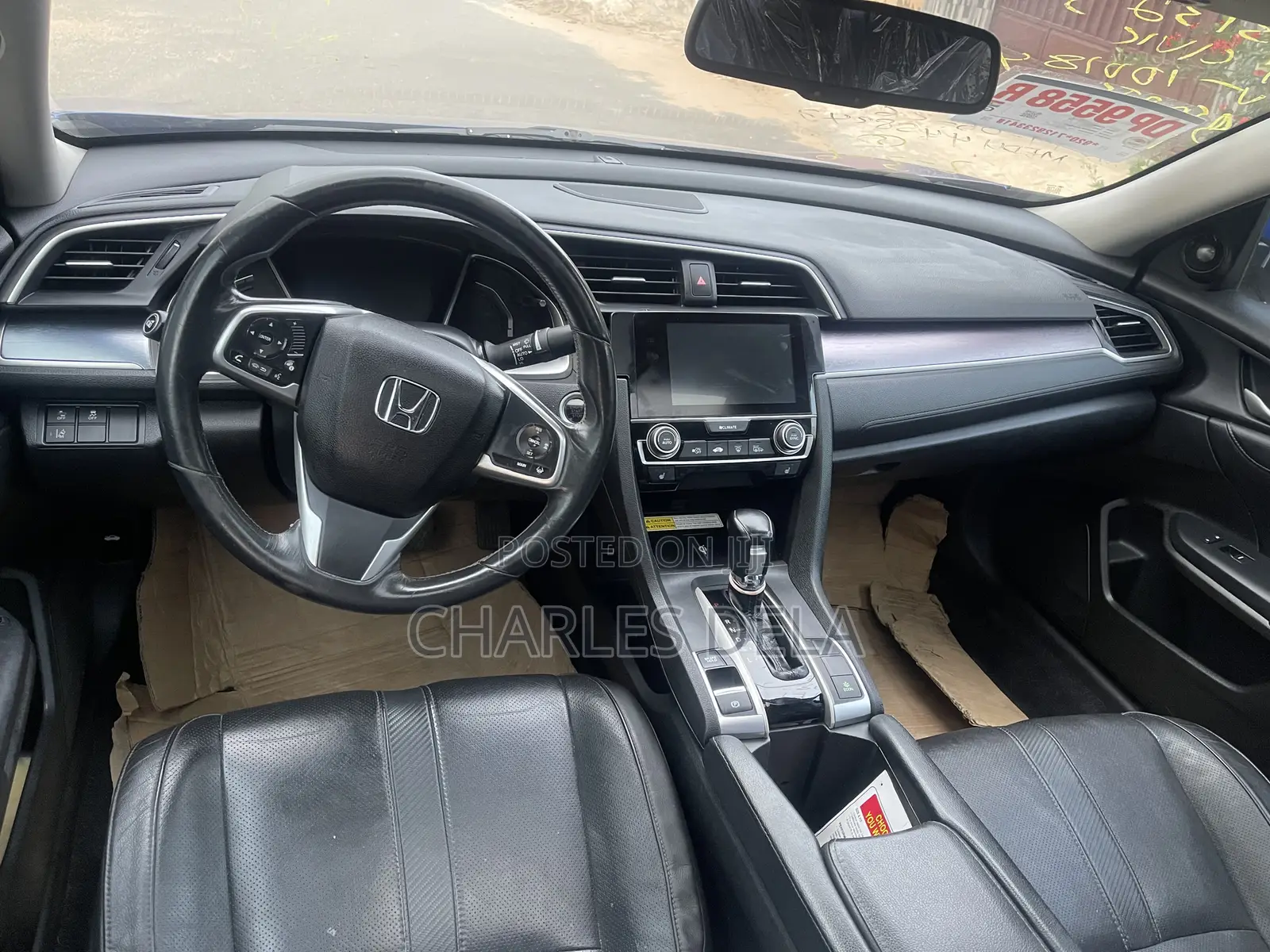 Honda Civic Touring 4dr Sedan (1.5L 4cyl) 2017 Blue
