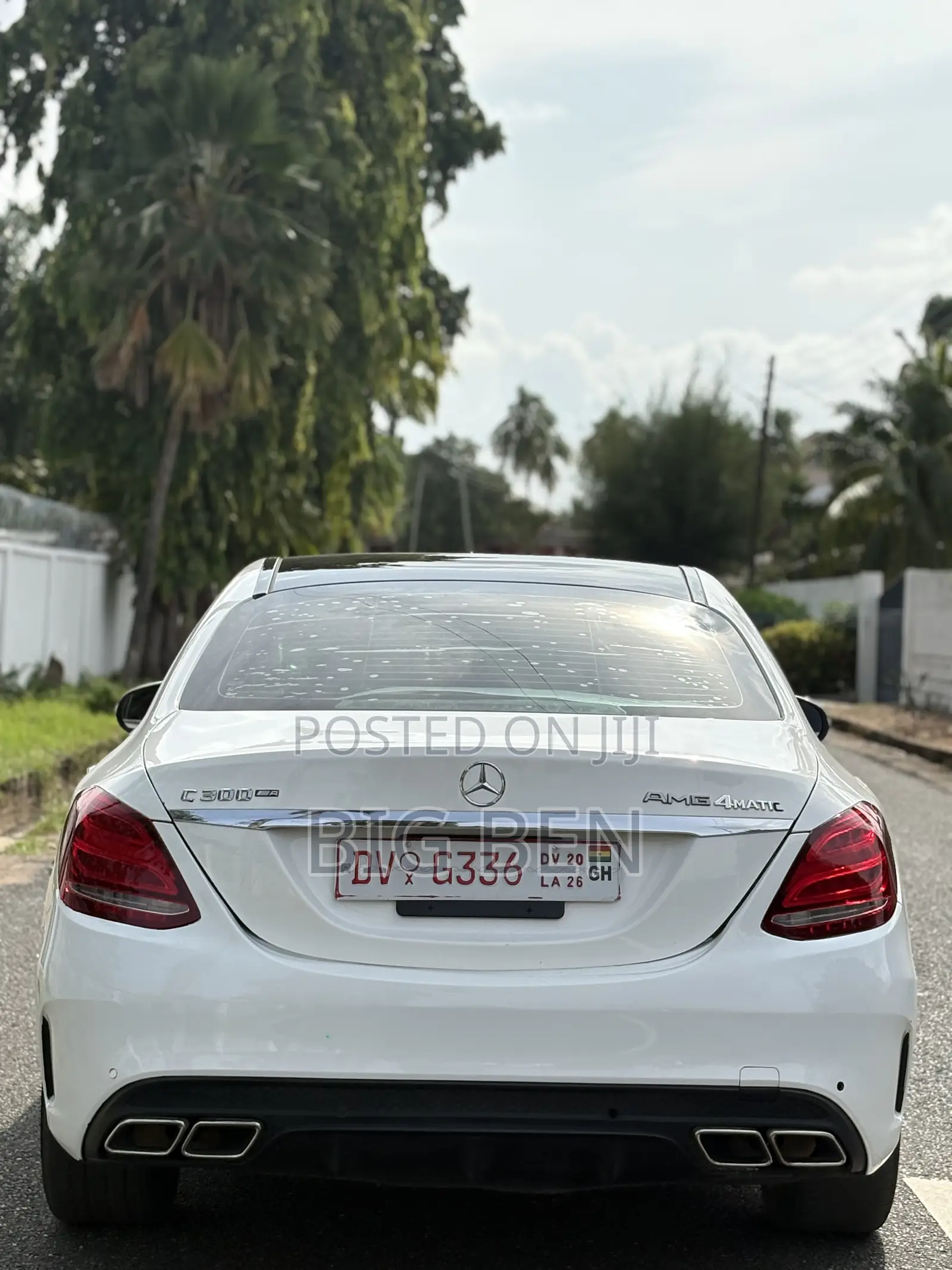 Mercedes-Benz C300 Sport 4Matic Sedan AWD (2.0L 4cyll 7A) 2016 White