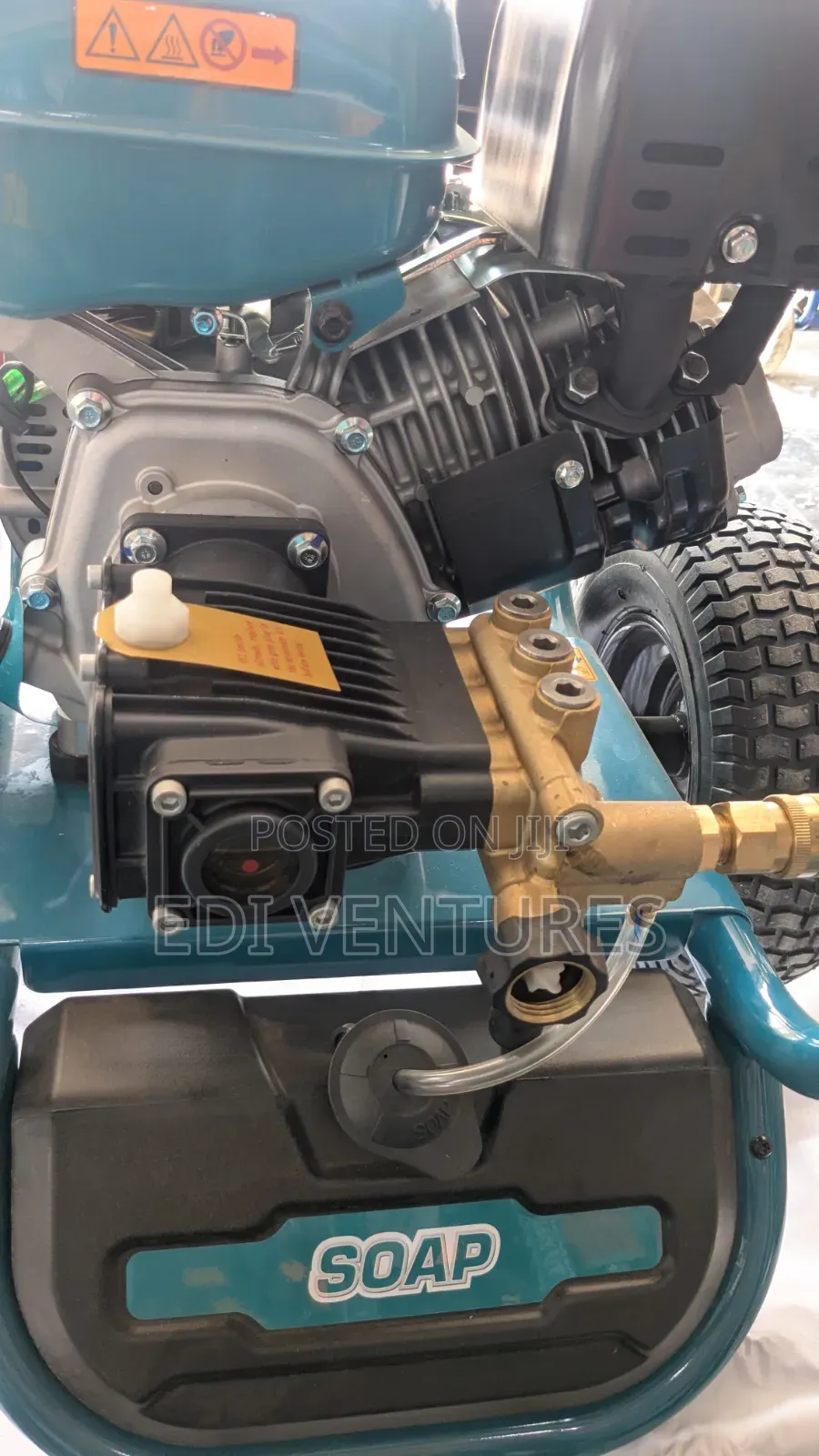 Total 8.5hp Gasoline Pressure Washer - 282bar, 13.5l/ Min, 4089 Psi