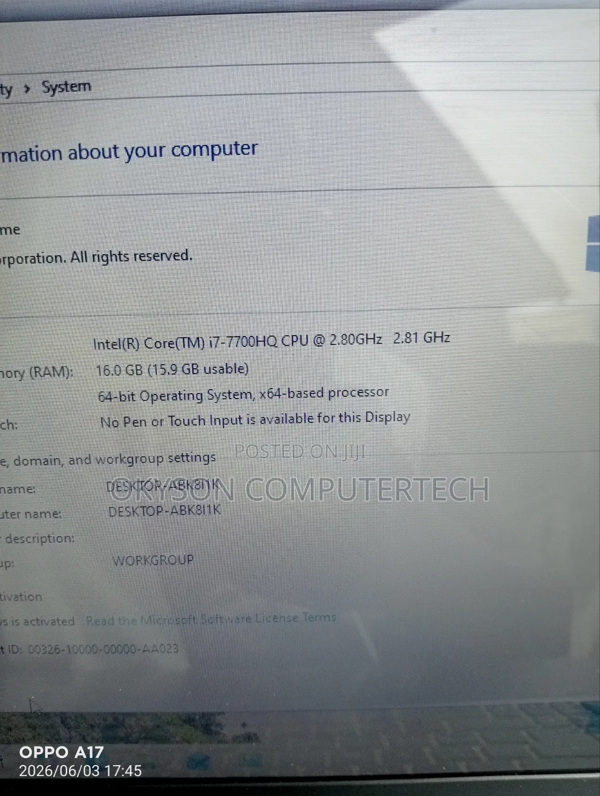 Laptop Asus VivoBook Pro 15 N580VD 16GB Intel Core i7 SSD 512GB