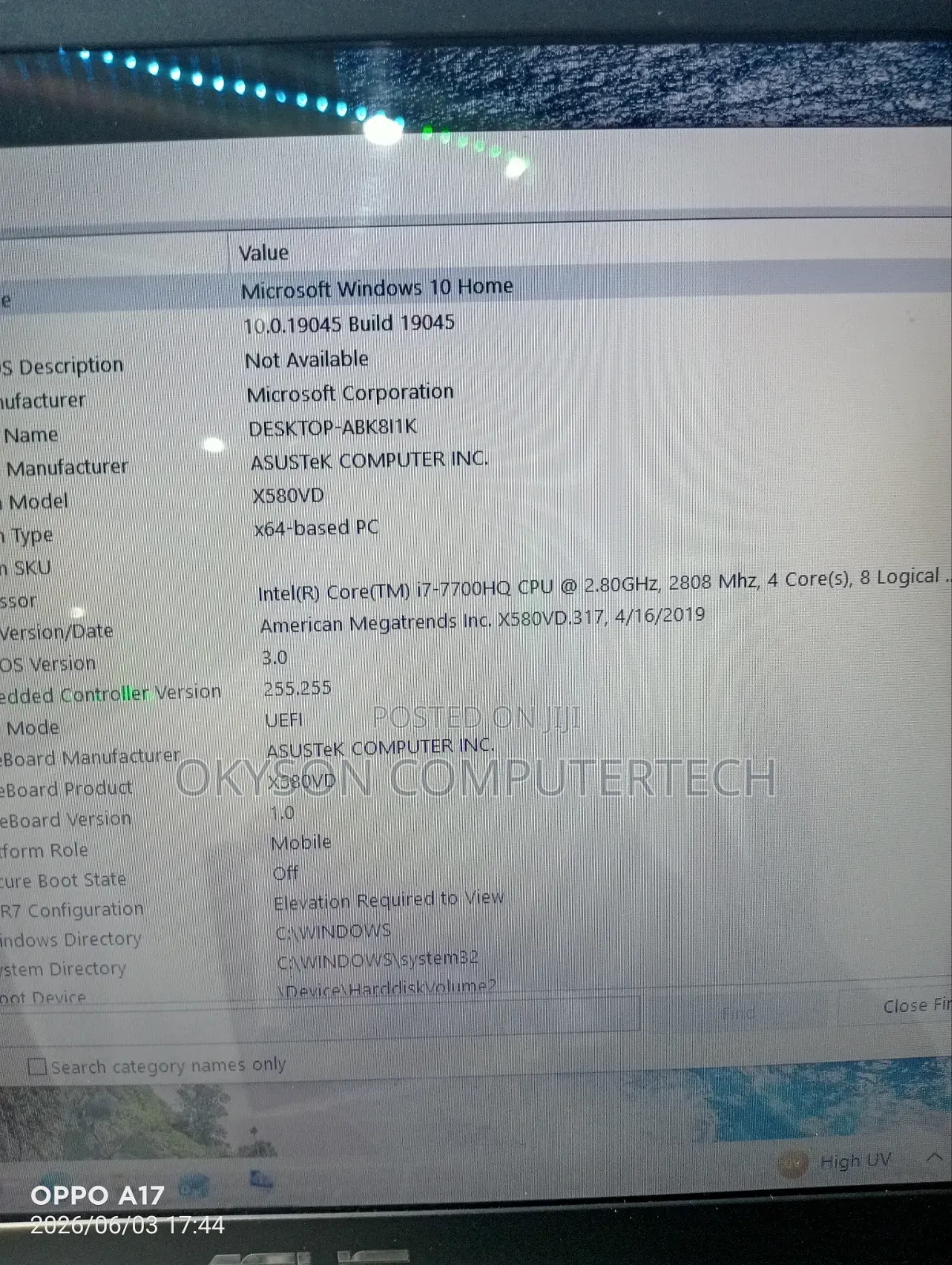 Laptop Asus VivoBook Pro 15 N580VD 16GB Intel Core i7 SSD 512GB