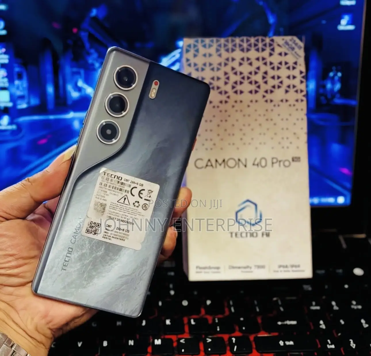 New Tecno Camon 40 Pro 5G 256 GB Blue