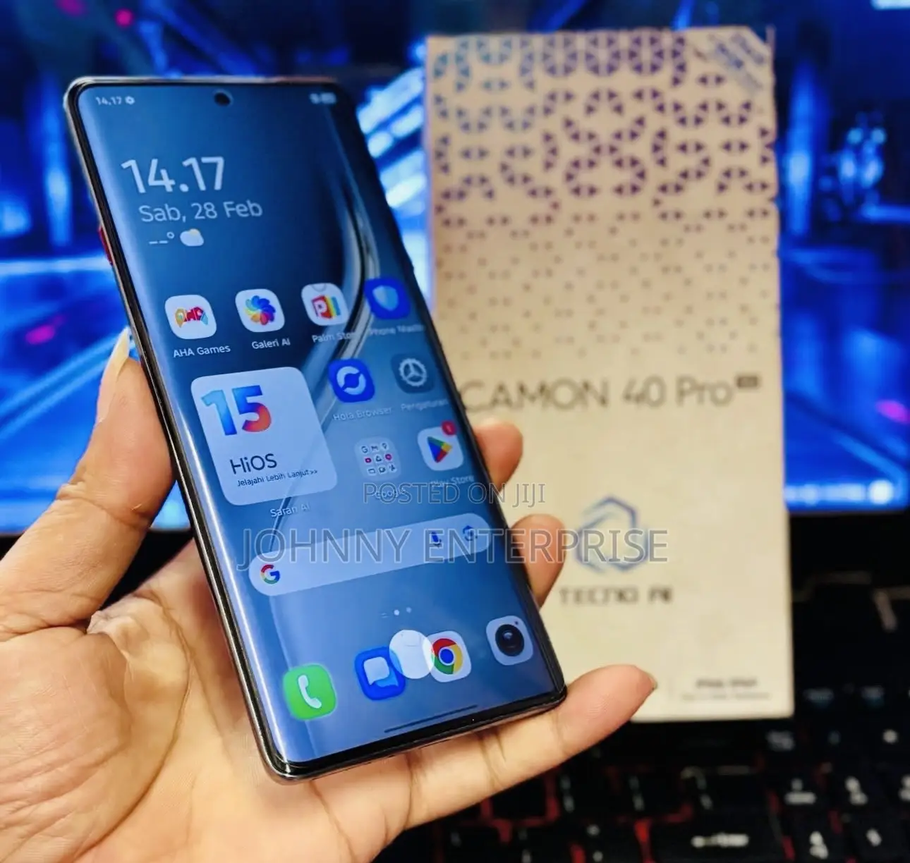 New Tecno Camon 40 Pro 5G 256 GB Blue