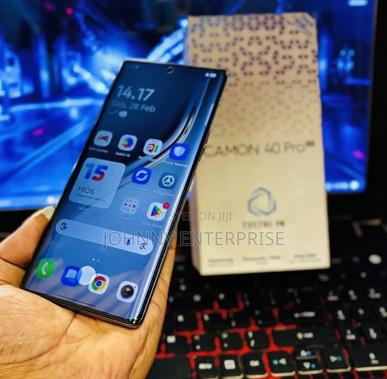 New Tecno Camon 40 Pro 5G 256 GB Blue