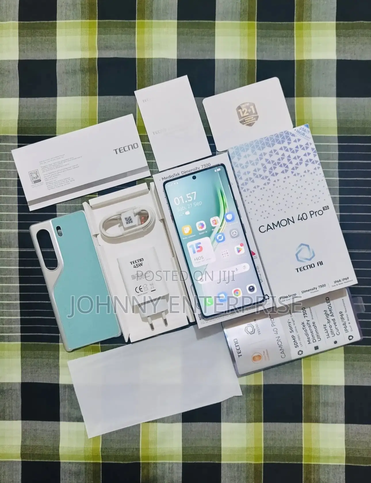 New Tecno Camon 40 Pro 5G 256 GB Green