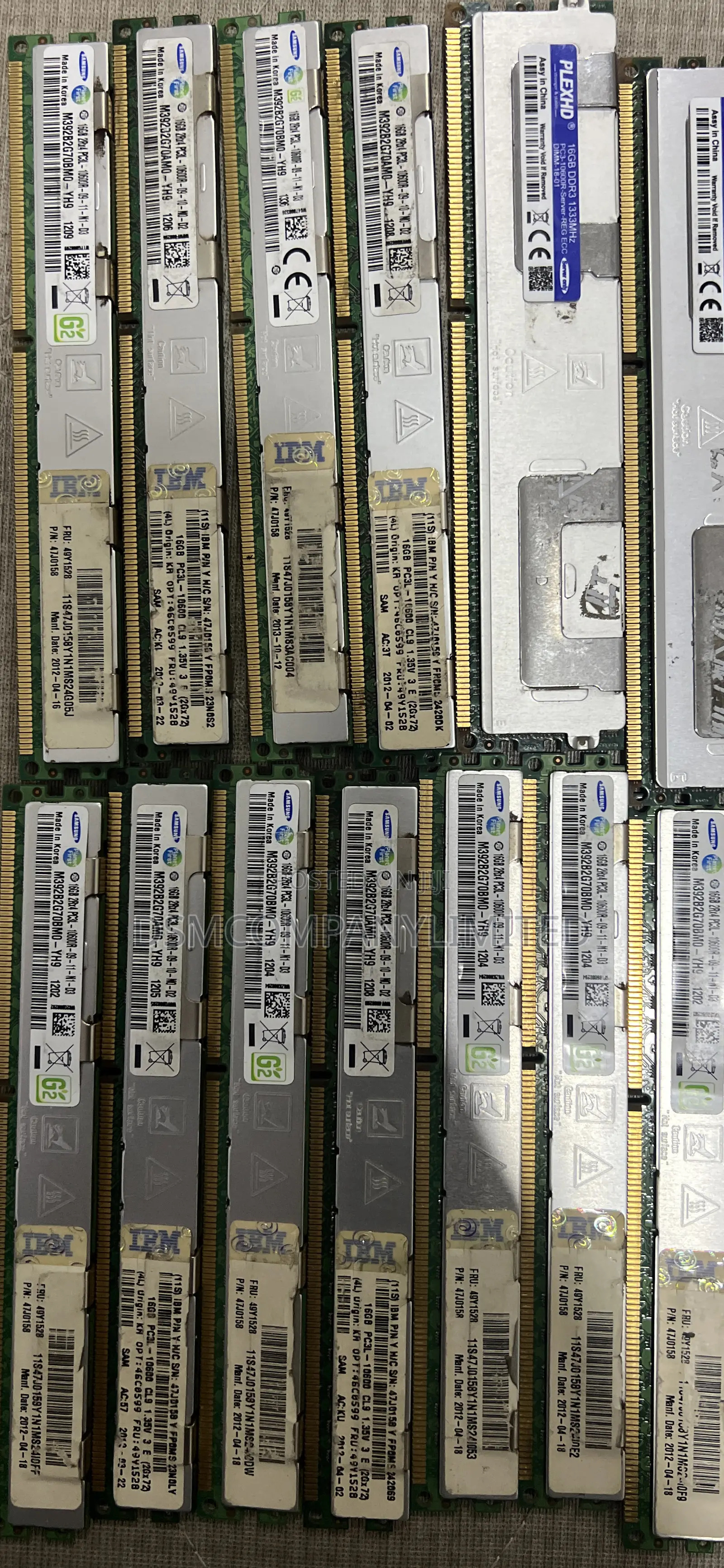16gb 2rx4 Pc3l -10600r Server Ram
