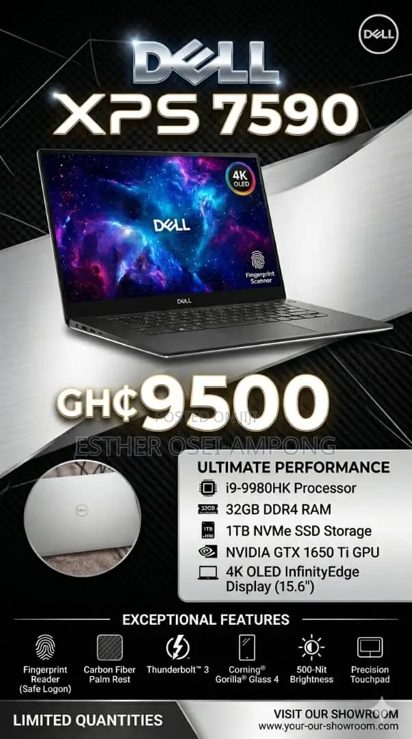 Laptop Dell 32GB Intel Core i9 SSD 1T