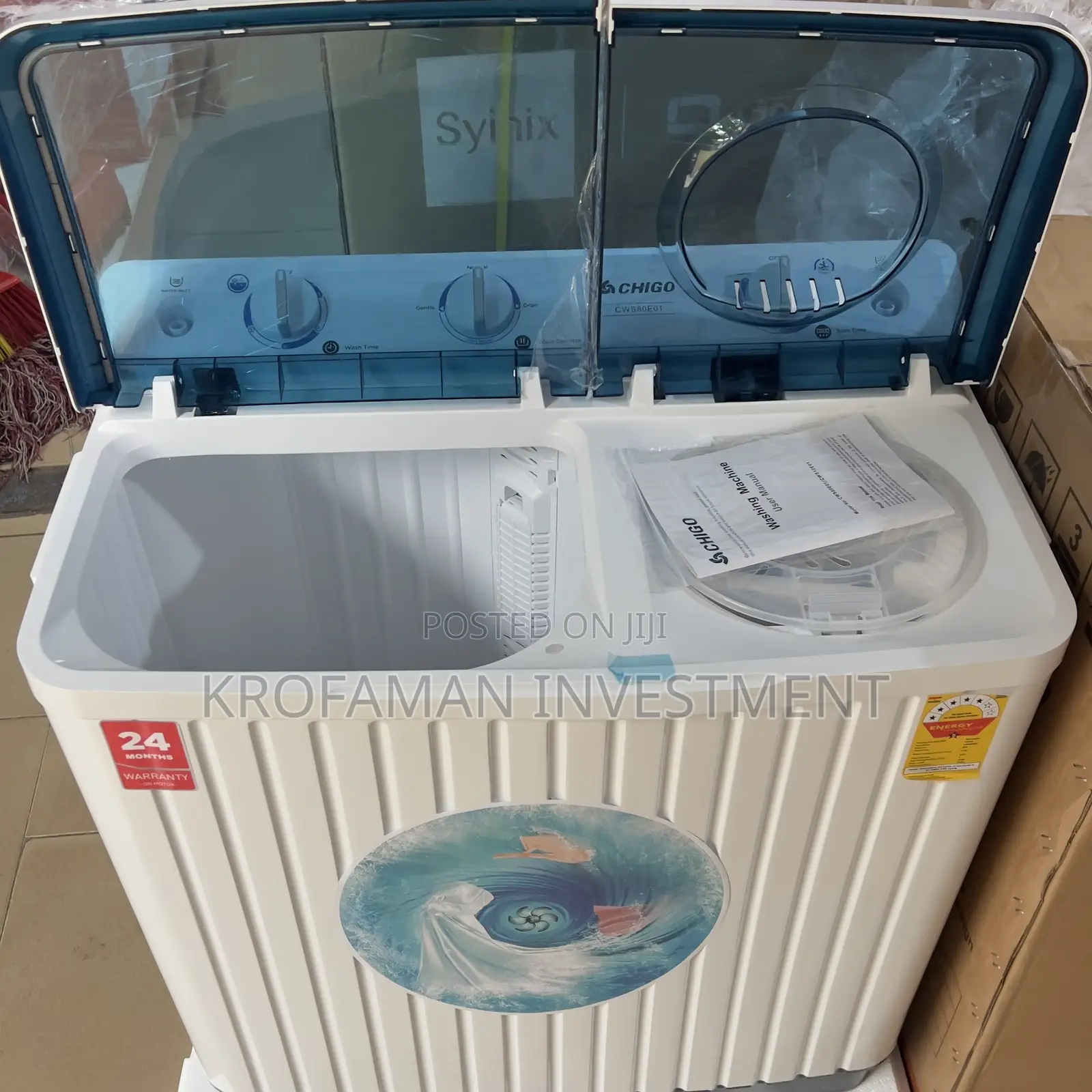 Chigo 8kg Twin Tub Washing Machine