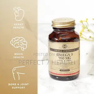 Omega-3, 950 Mg, Brain, Heart, Eye, Nerve Joint Health, 50 Softgels