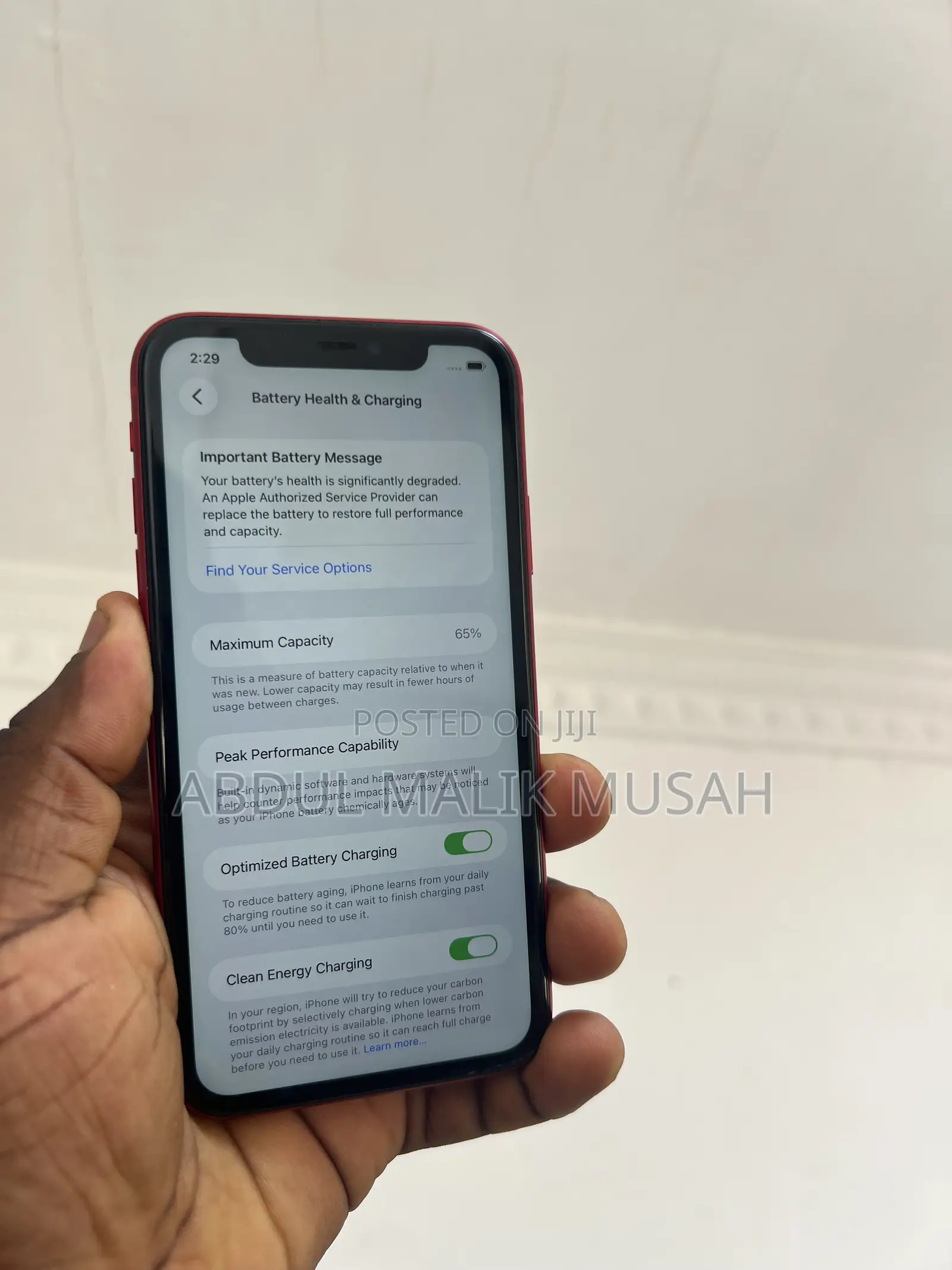 Apple iPhone 11 64 GB Red