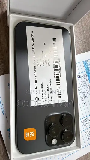 Apple iPhone 16 Pro Max 256 GB Black