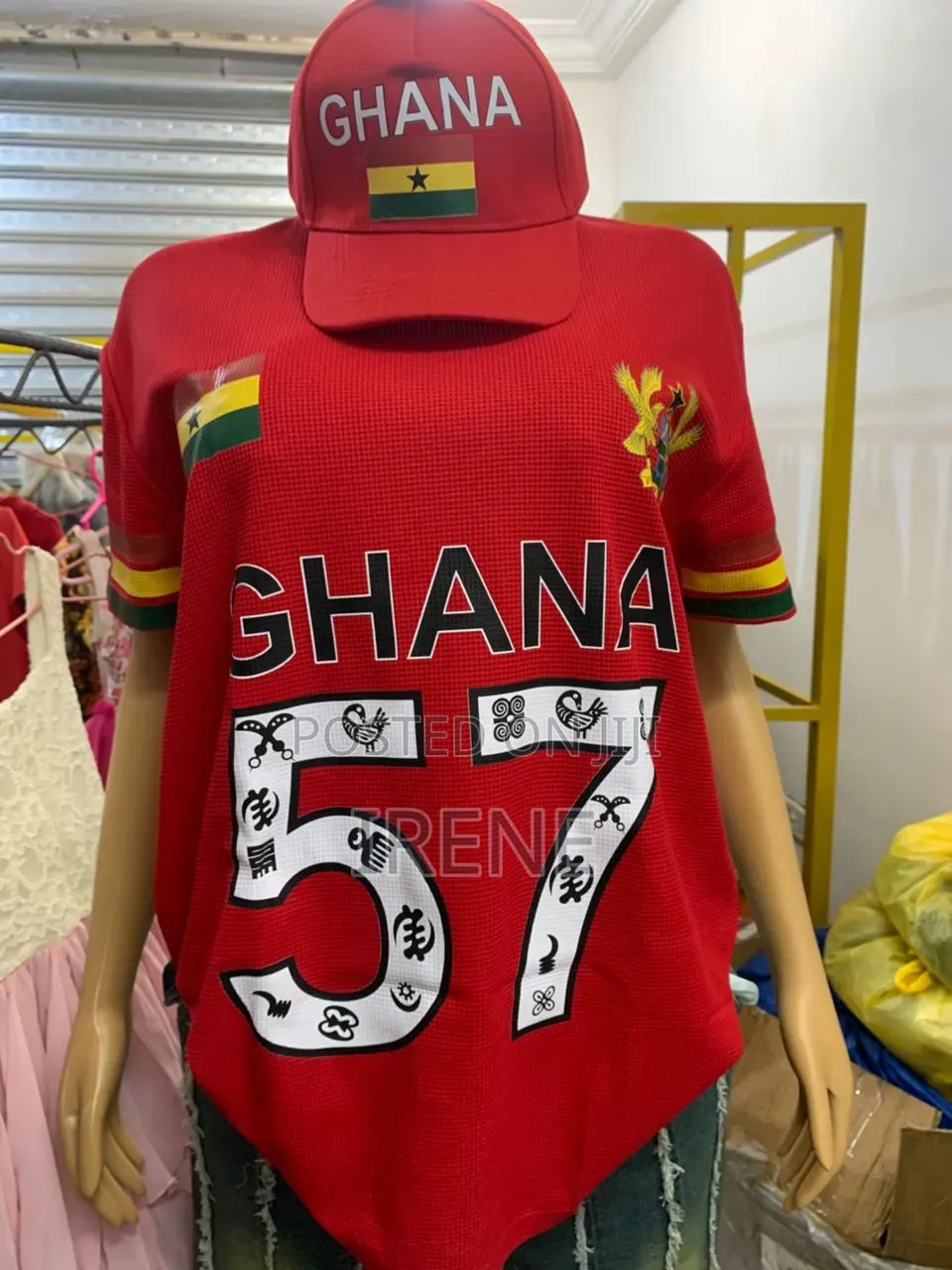 Ghana Jersey With Cap