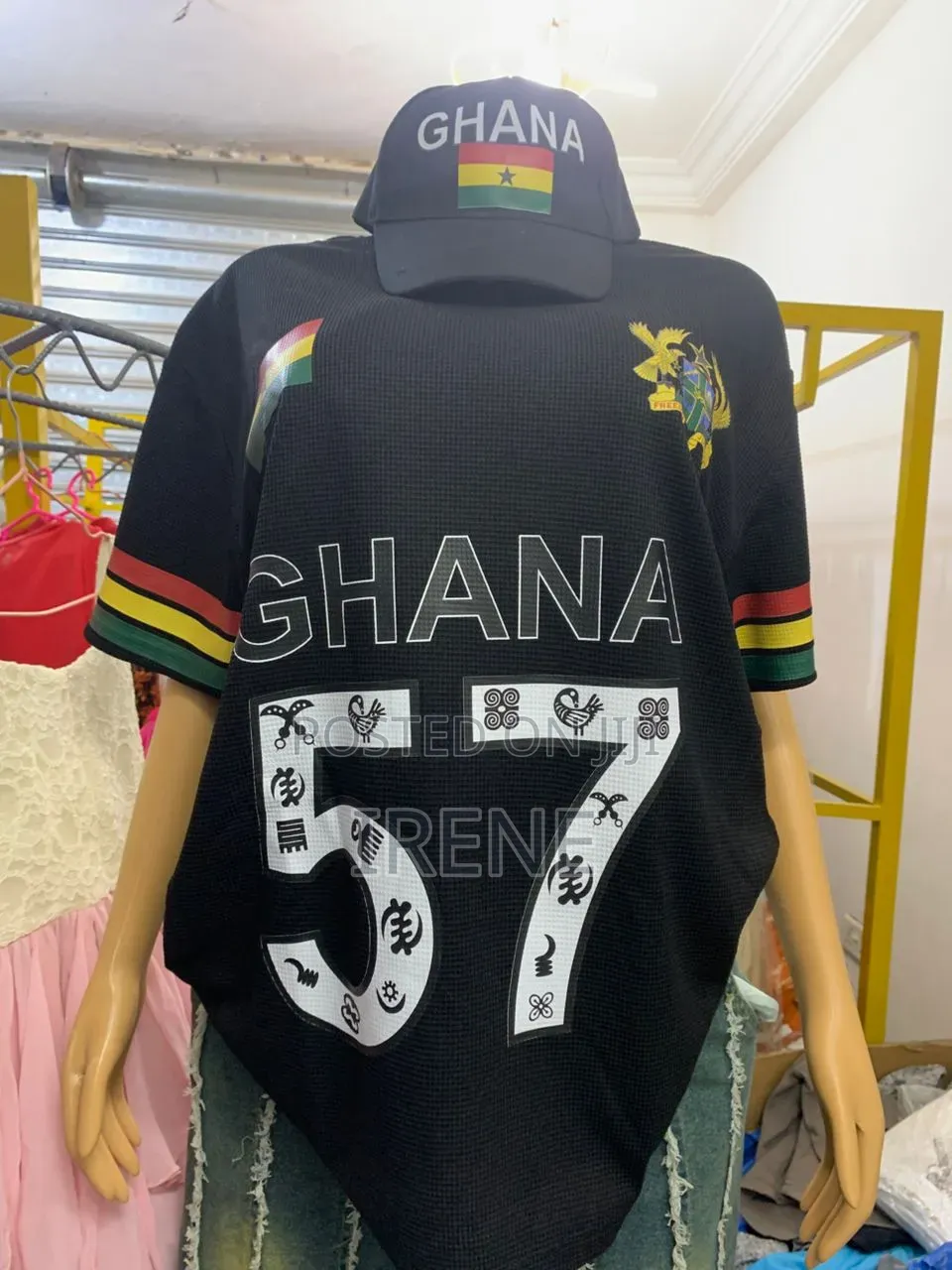 Ghana Jersey With Cap