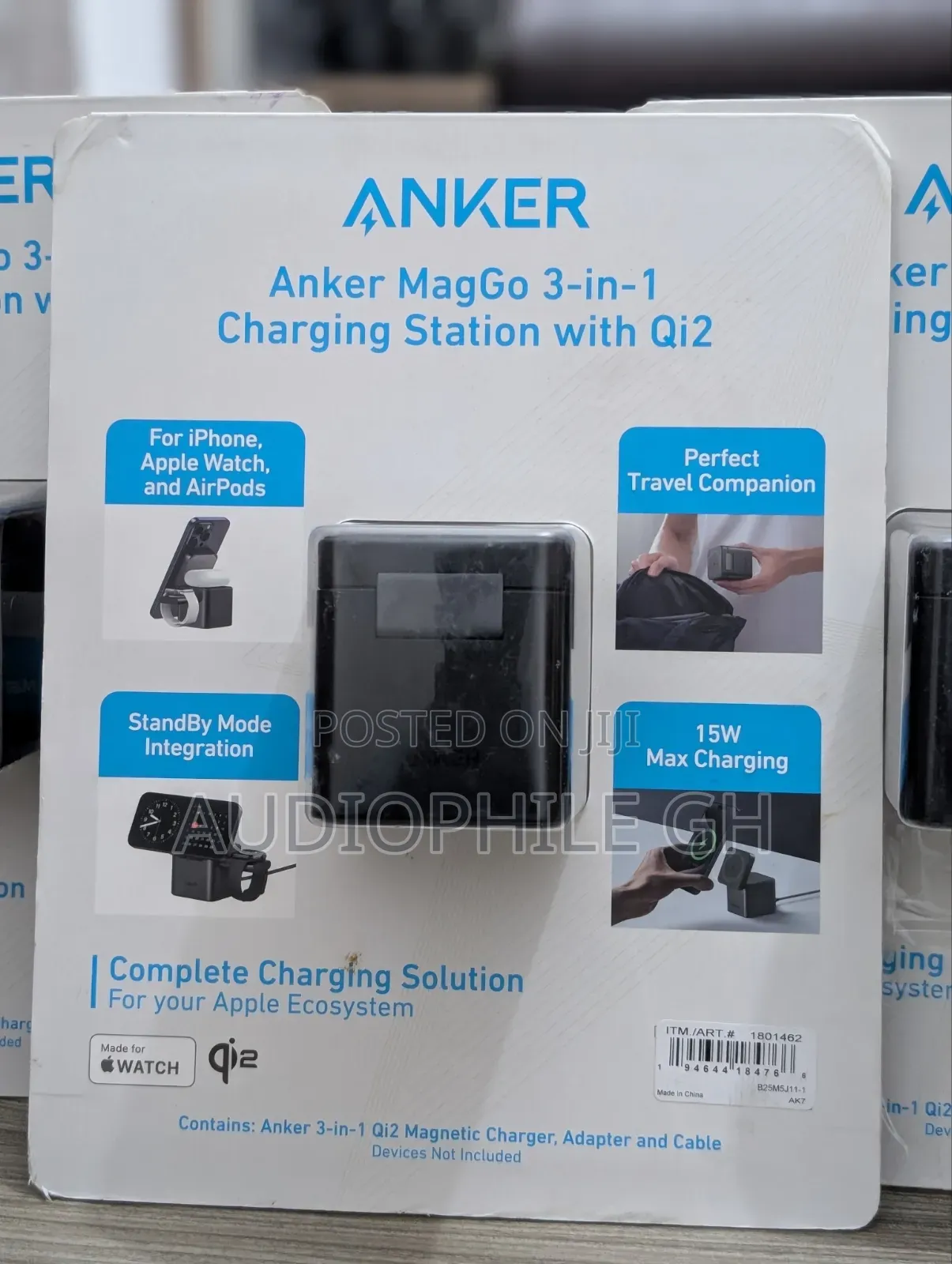 Anker Maggo 3-in-1 Cube Charging Station With Qi2