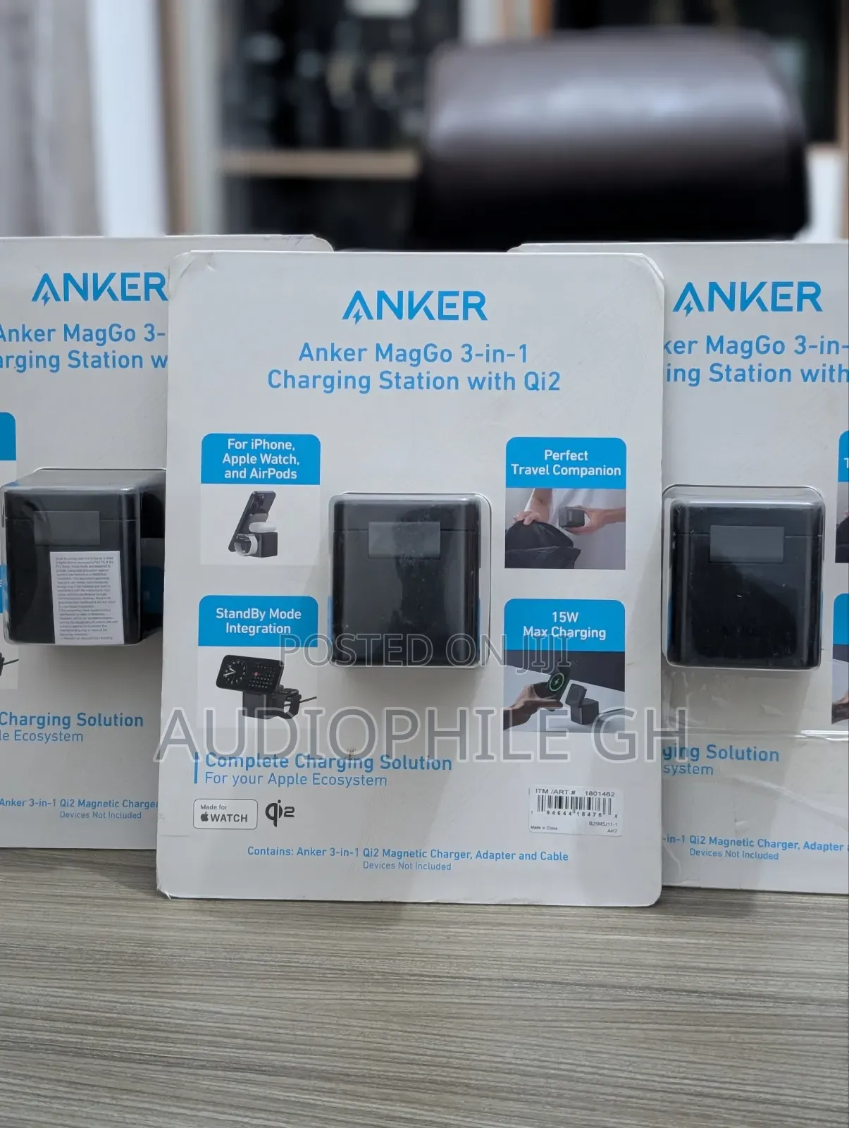 Anker Maggo 3-in-1 Cube Charging Station With Qi2