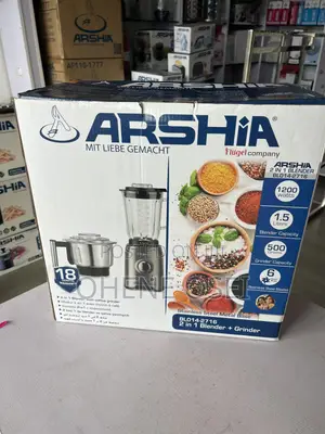 Arshia 2-in-1 Blender Grinder (1200w, 1.5l) – Brand New